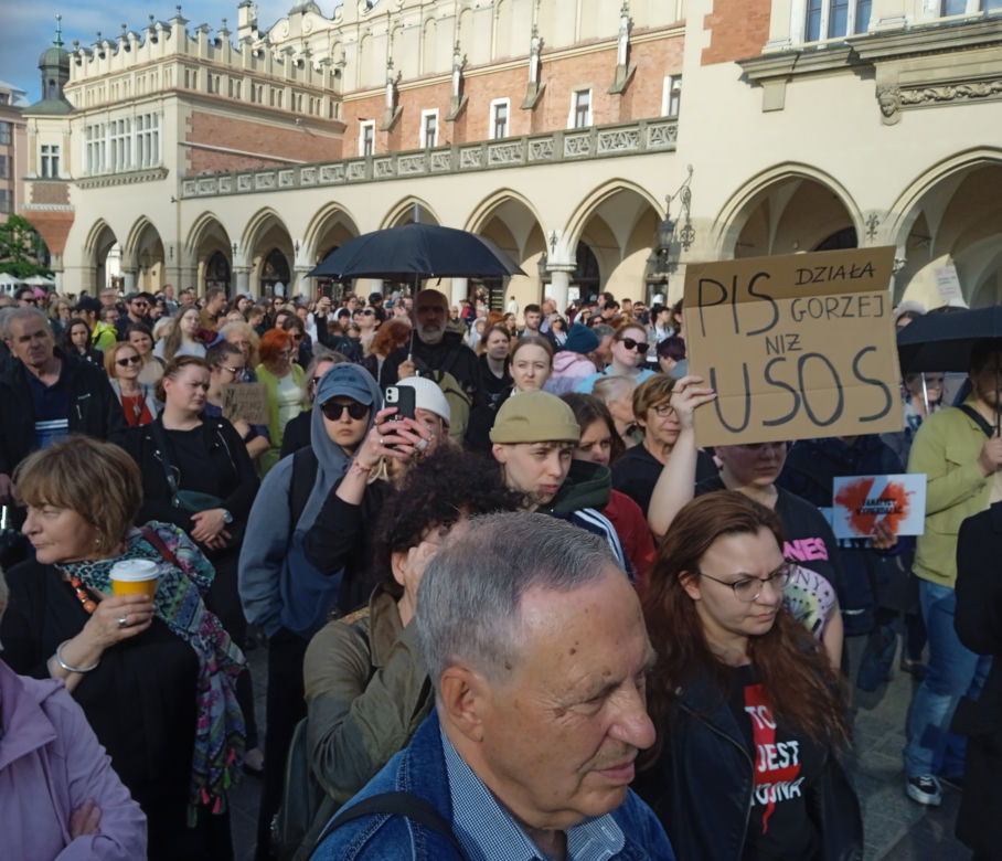 Protest "Ani jednej więcej!" w Krakowie 14.06.2023