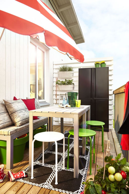 Balkon magiczny i praktyczny IKEA