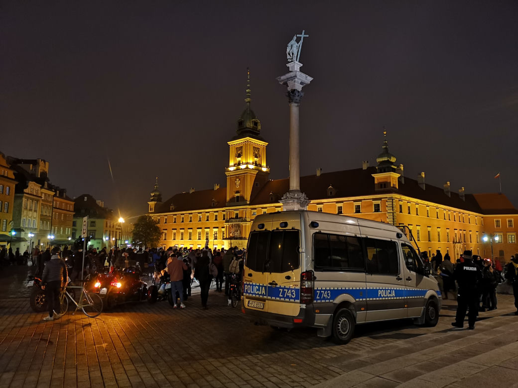 Protest na Placu Zamkowym 2.112020