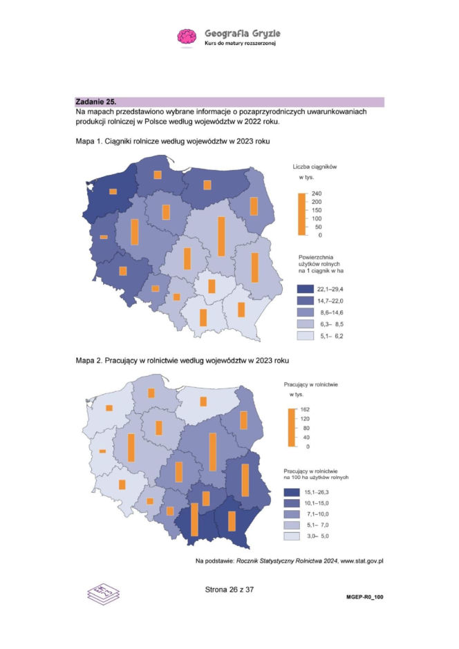 Próbna matura 2026 geografia. ODPOWIEDZI i ARKUSZE CKE 15.01.2026.
