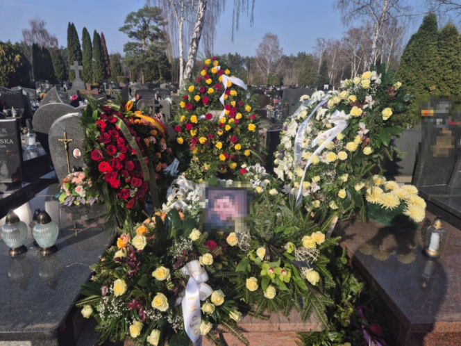 Grób tragicznie zmarłego strażnika miejskiego