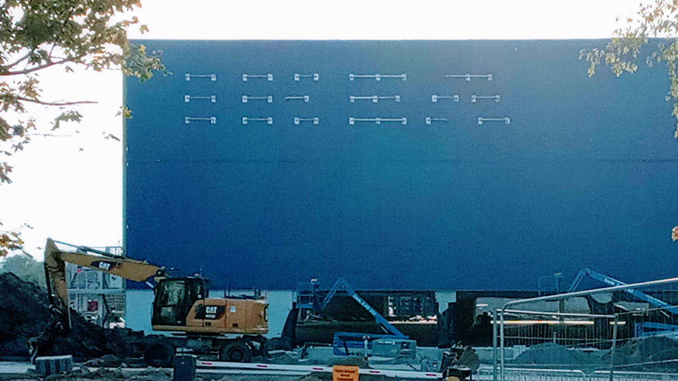 Budowa sklepu IKEA w Szczecinie - październik 2020