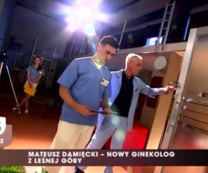 Pytanie na śniadanie. Mateusz Damięcki i Dariusz Jakubowski na planie Na dobre i na złe