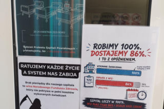 protest szpital w Iłży