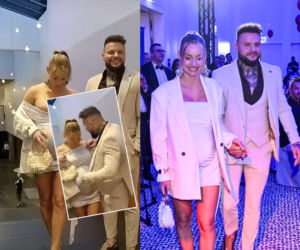 Pamela z Fit Lovers o włos o wpadki. Nagle sukienka zaczęła z niej spadać!