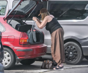 Agnieszka Perepeczko wystroiła się na bazar