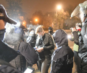 Protest pod domem Kaczyńskiego