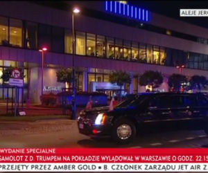 Air Force One wylądował w Warszawie