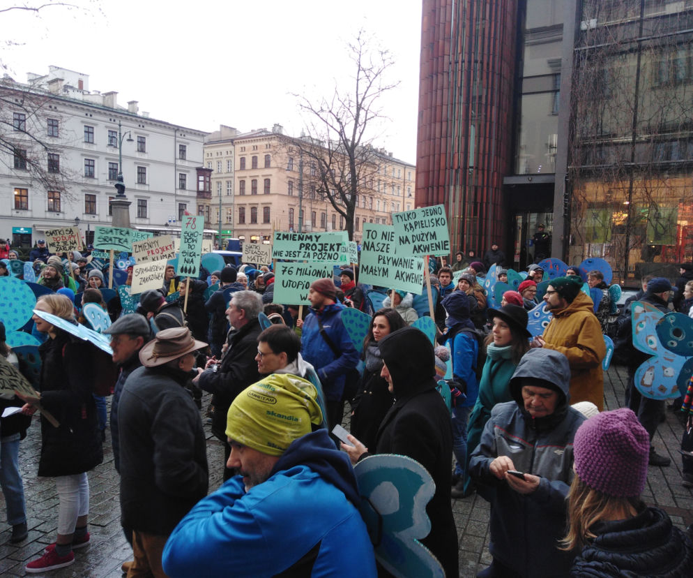 Protest mieszkańców w sprawie Zakrzówka