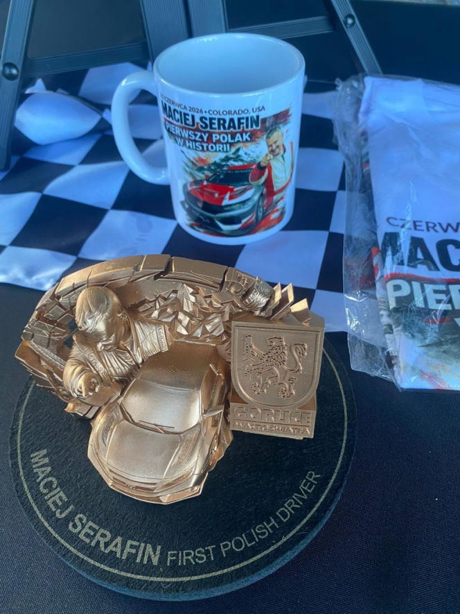 Maciej Serafin stanie na starcie ekstremalnego wyścigu Pikes Peak International Hill Climb