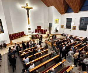 Mieszkańcy Lęborka żegnają księdza, który utonął w Darłówku