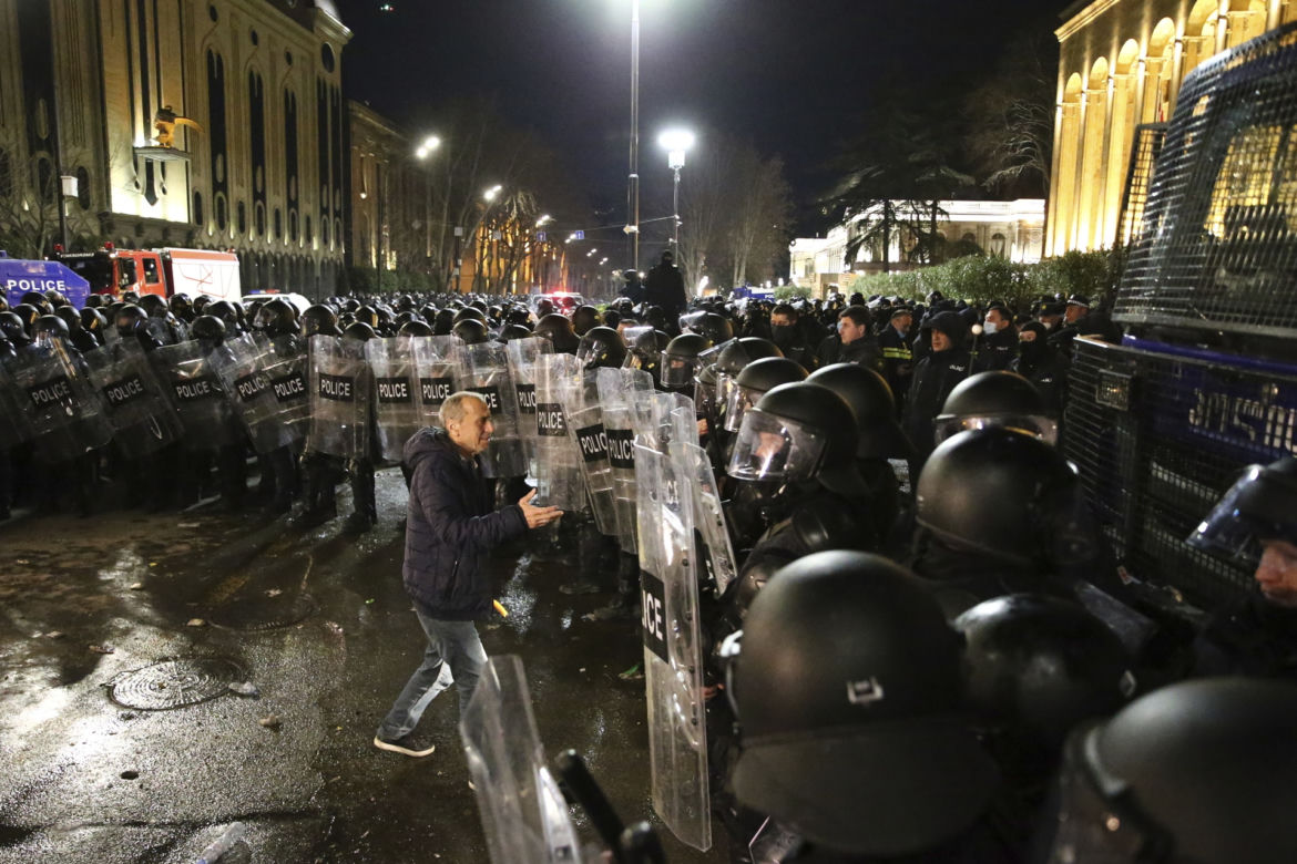 Protesty w Gruzji