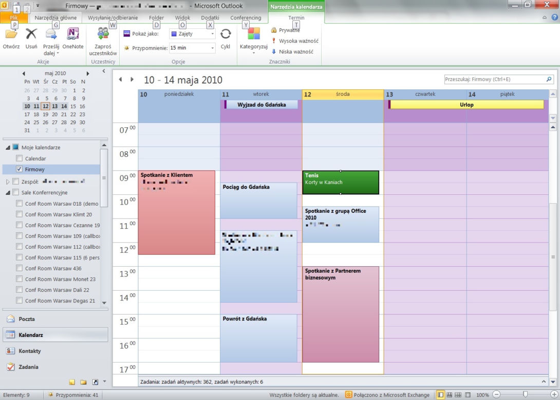 Microsoft Office 2010 PL - polski Outlook 2010