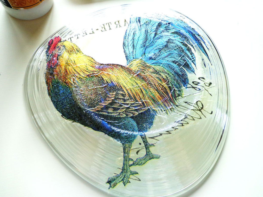 Decoupage na szkle