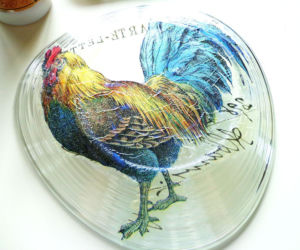 Decoupage na szkle