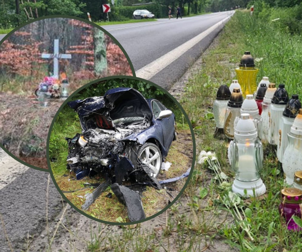 Zakręt śmierci w Jamnicy. Droga usłana krzyżami. Tu zginęli rodzice Sebastianka [ZDJĘCIA]