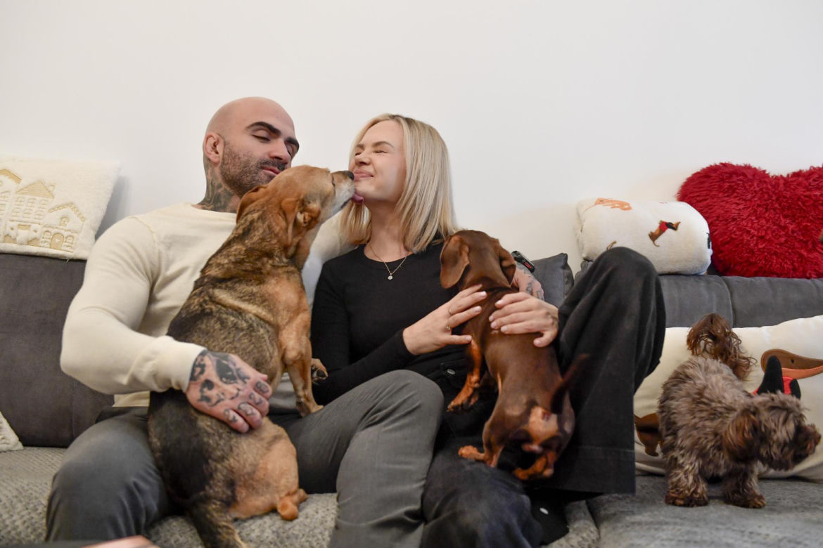 Akop Szostak, Michalina Zagórska i psy