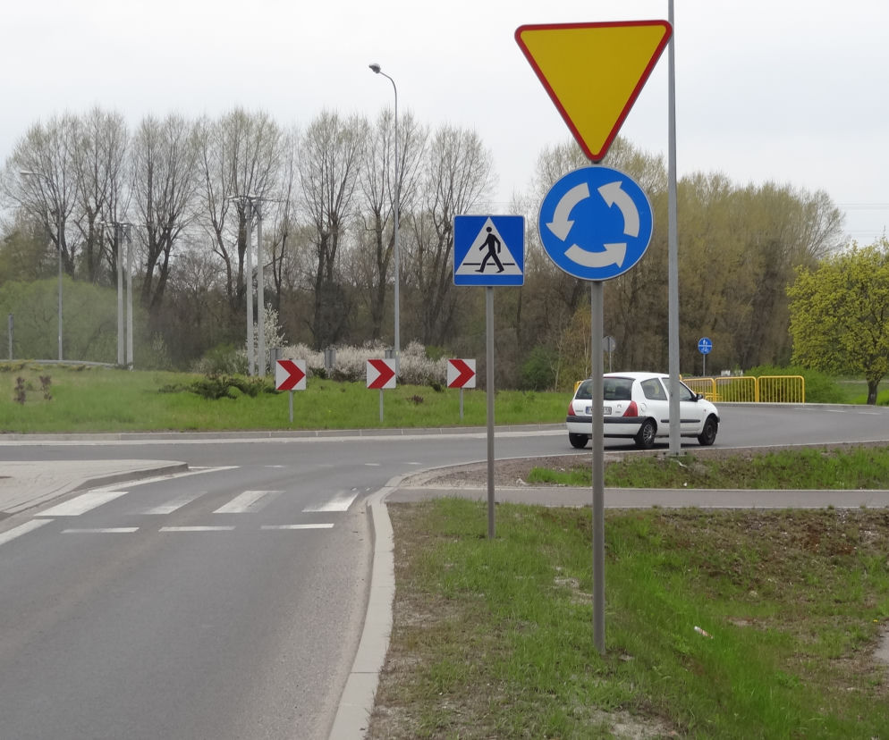 wypadek rondo