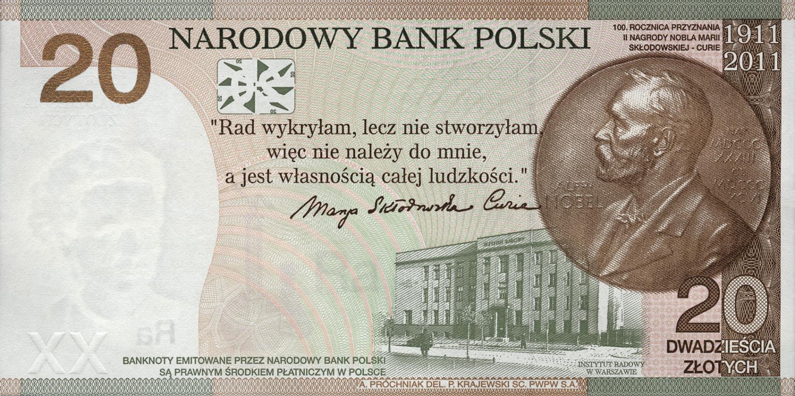 100. rocznica przyznania Nagrody Nobla Marii Skłodowskiej-Curie w dziedzinie chemii