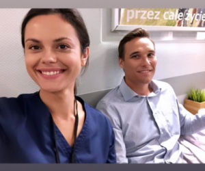  M jak miłość. Kasia Stawska (Paulina Lasota), Olek (Maurycy Popiel)