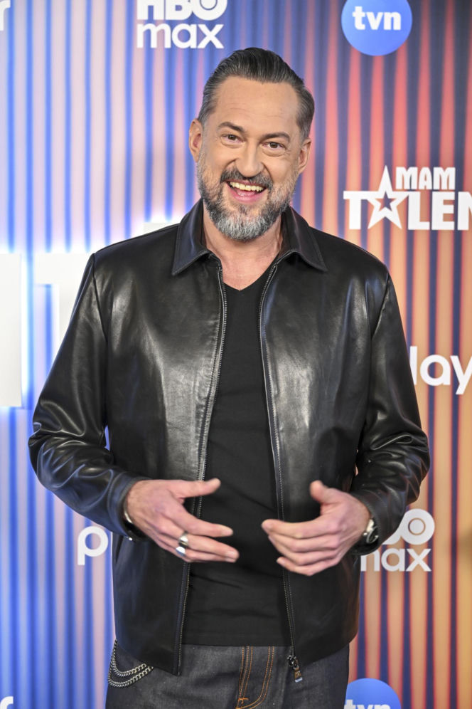 Marcin Prokop na planie "Mam Talent!"