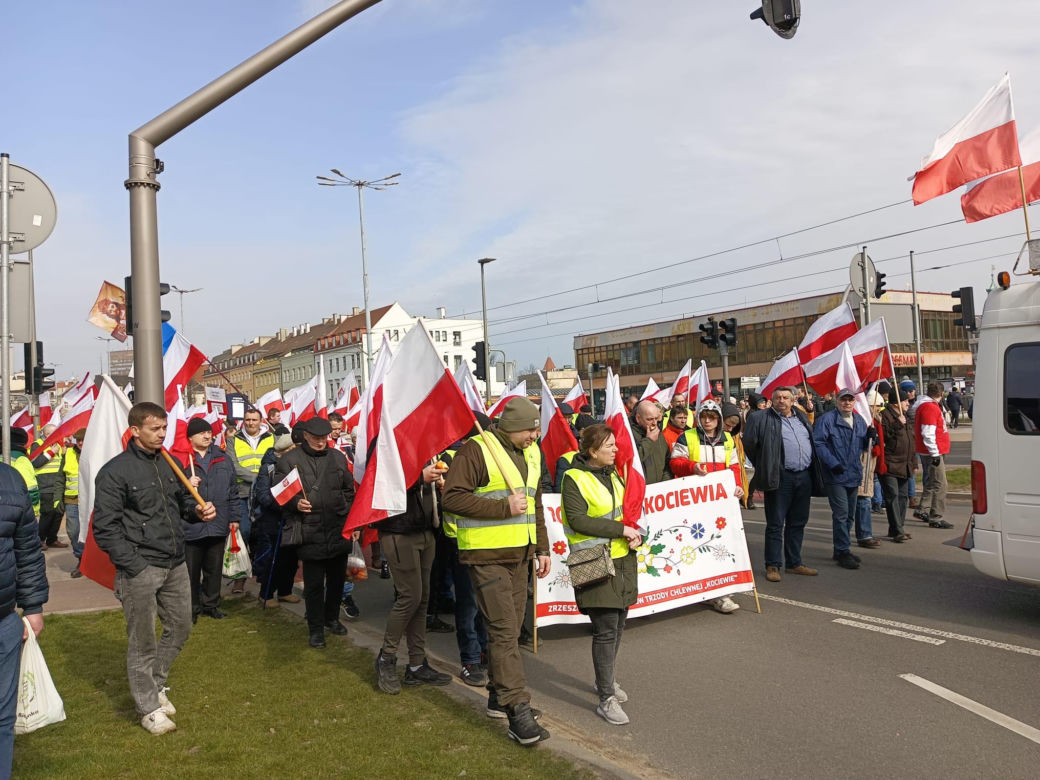 Protest rolników w Pomorskiem. Blokady na drogach krajowych i w centrum Gdańsk