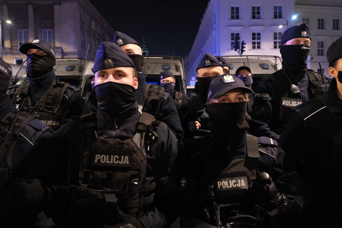 Blokada Sejmu przez Ogólnopolski Strajk Kobiet