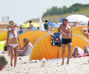 Beata Ścibakówna zachwyca na plaży