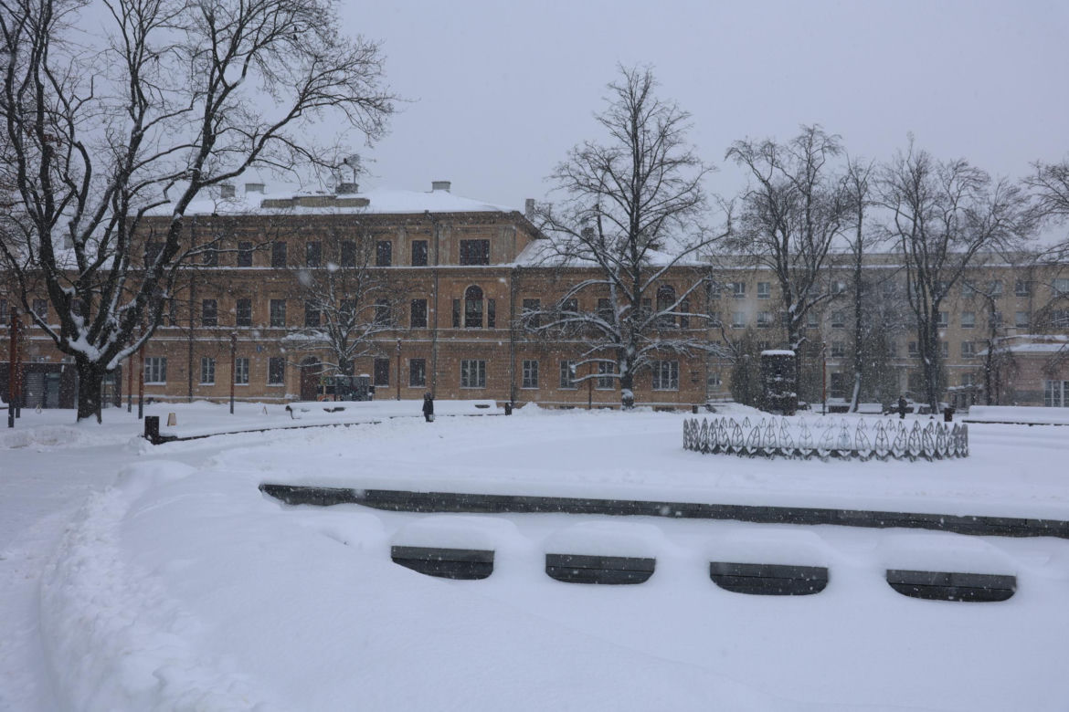 Śnieżyca w Lublinie
