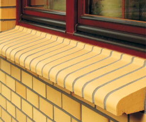 Kształtki klinkierowe parapet
