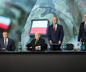 Jarosław Kaczyński mówił o NATO podczas konferencji PiS