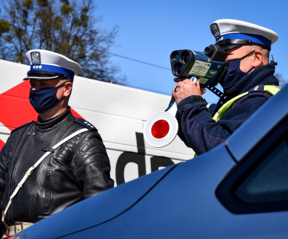 Policja kontroluj prędkość