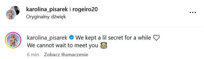 Karolina Pisarek w ciąży! Ukrywała to tygodniami, a teraz pokazała wszystko