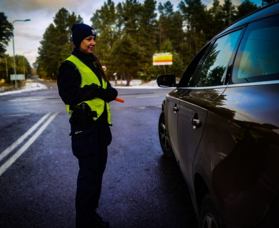 Policjantki na granicy polsko-białoruskiej