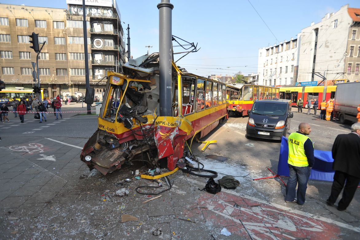 Łódź: Tragiczny wypadek tramwaju