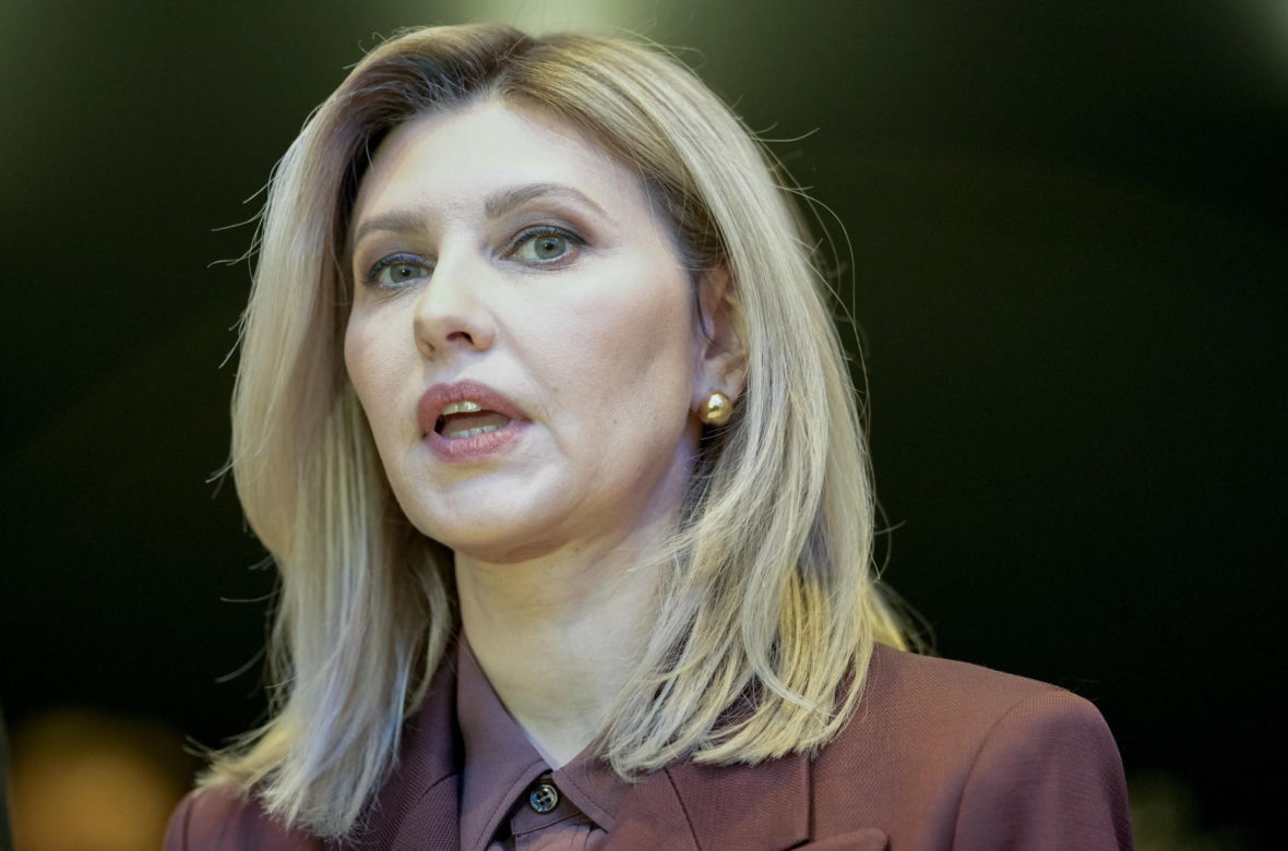 Ołena Zełenska w Davos ostrzega świat przed Rosją "Może spróbować rozszerzyć wojnę na inne kraje"