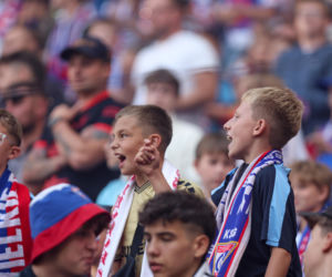 Górnik Zabrze - Ferencvaros: Zdjęcia kibiców z meczu 3. rundy eliminacji Ligi Europy