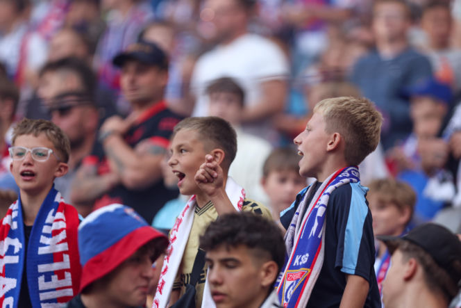 Górnik Zabrze - Ferencvaros: Zdjęcia kibiców z meczu 3. rundy eliminacji Ligi Europy