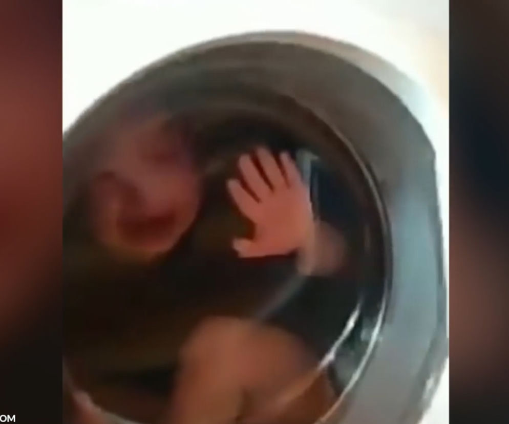 Zamknęli dziecko w pralce i nagrali wideo. Straszny płacz nie psuł im bestialskiej zabawy