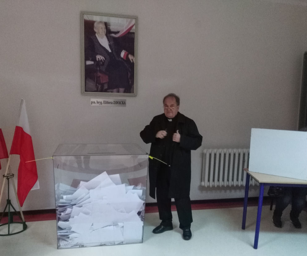 Tadeusz Rydzyk również zagłosował