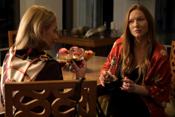 M jak miłość odc. 1935. Elżbieta Domańska (Katarzyna Dąbrowska), Klara (Aleksandra Kisio)