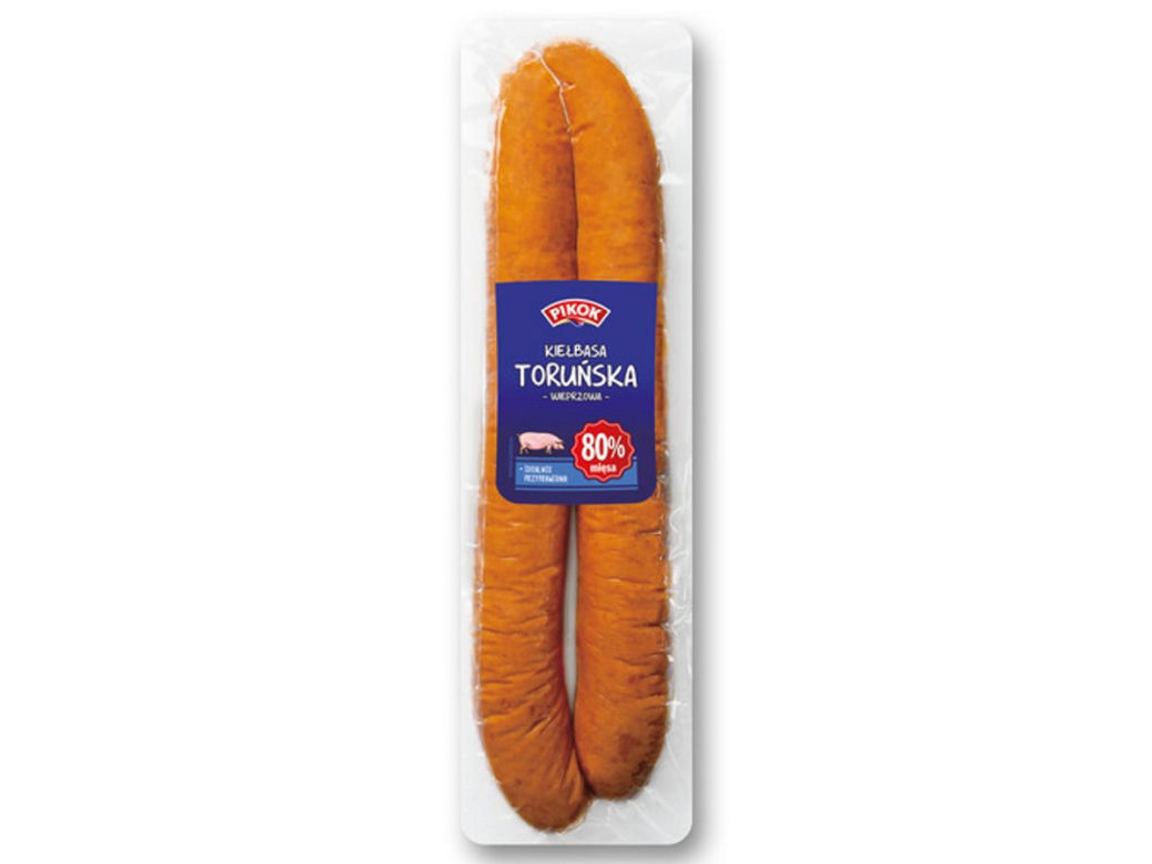 Tańsze wędliny Pikok! Kiełbasa toruńska za 1,09 zł/100 g