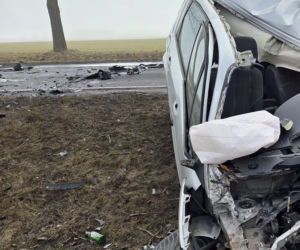 Tragedia na DK 15 niedaleko Inwrocławia! Kierowca osobówki zginął na miejscu [ZDJĘCIA]