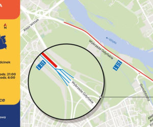 Drogowcy całkowicie zamykają ważną jezdnię Wisłostrady i wprowadzają spore zmiany