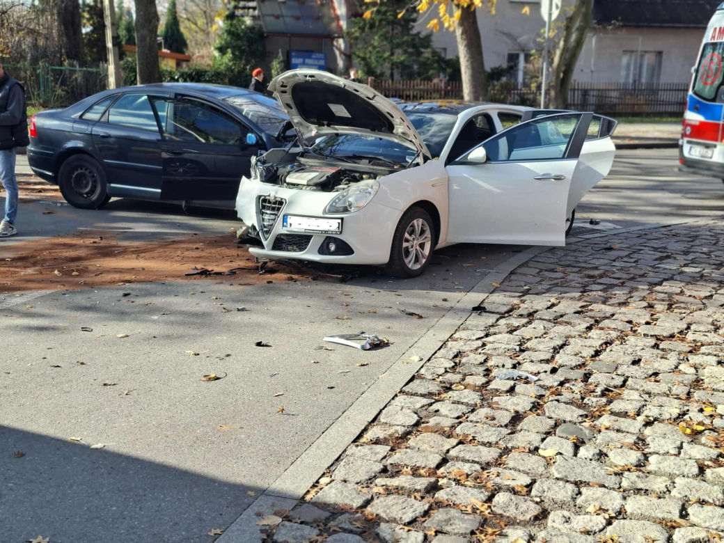 Wypadek na ul. Konstytucji 3-go Maja w Starachowicach
