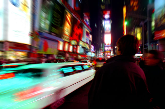 limuzyna, NYC, Nowy Jork, 