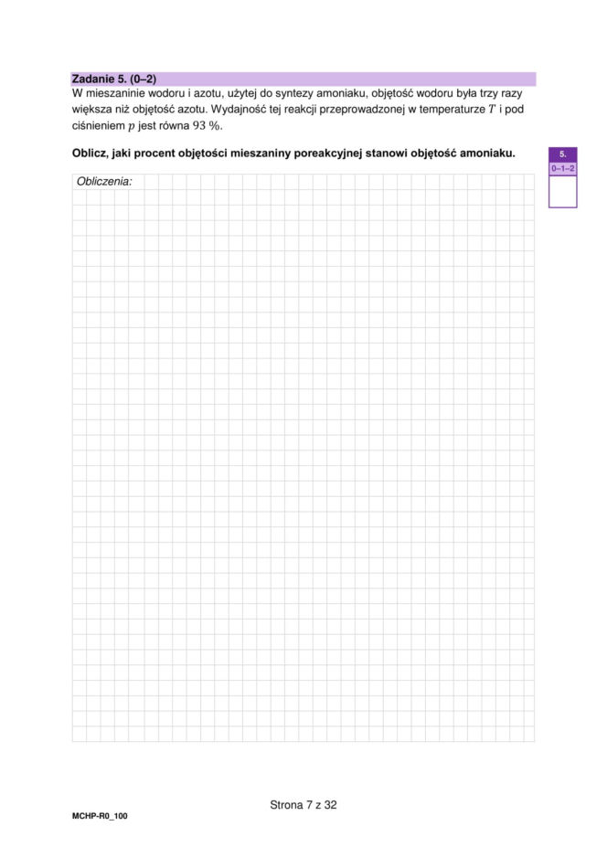 Matura próbna 2026 - chemia