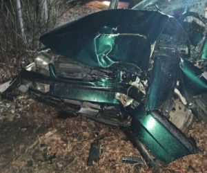 Śmiertelny wypadek na trasie Jakunkowko-Jasieniec. Kierowca zmarł mimo reanimacji