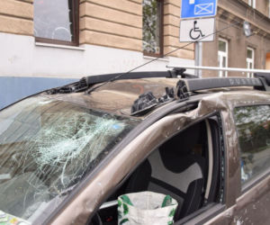 Seria kolizji na ulicacj Tarnowa i trwasach regionu