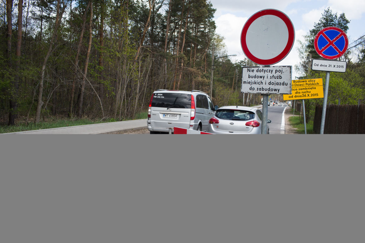 Droga gotowa, ale nie można jeździć